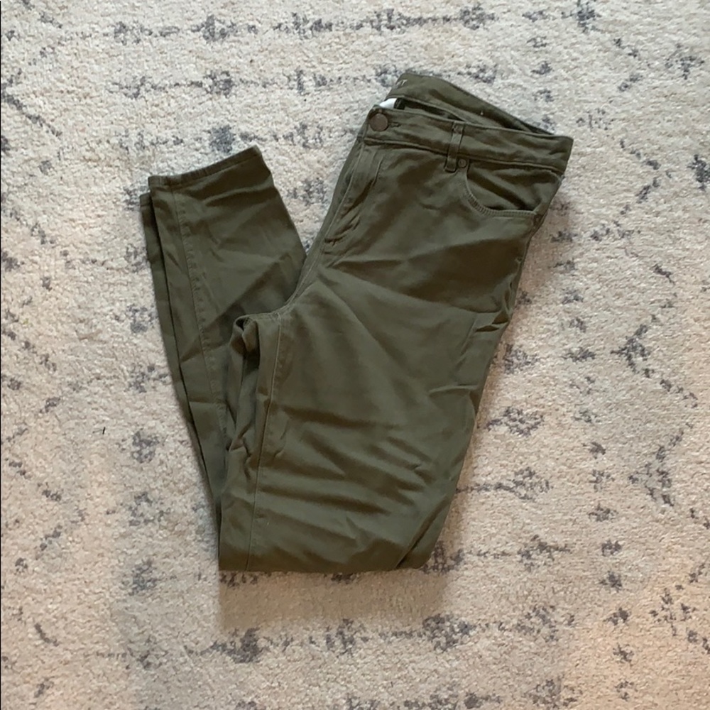 Loft Legging Jean Olive Green Size 10